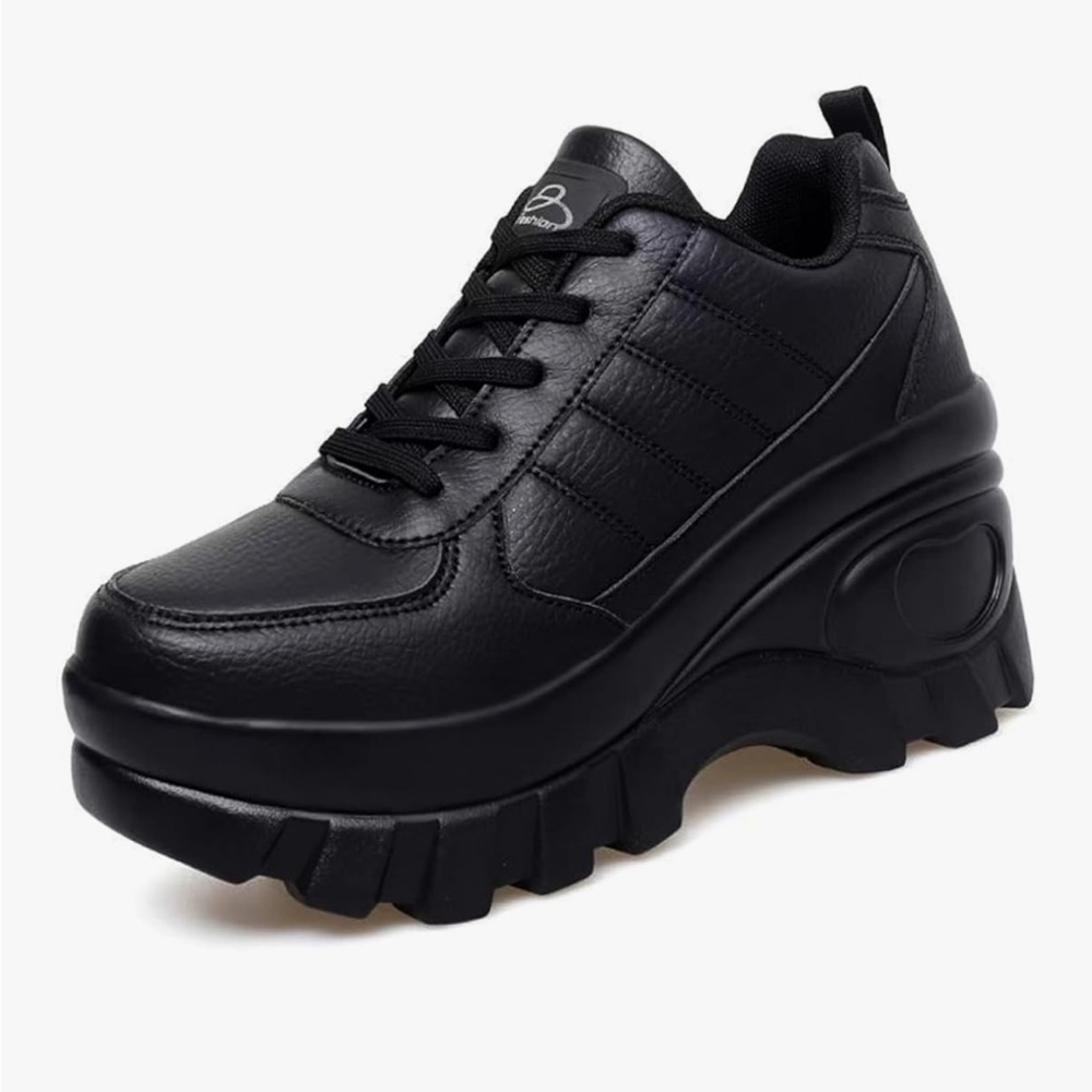 Amazon Black Platform Sneakers